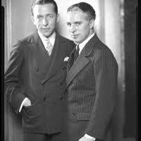 Ralph Barton ancien propriétaire et son ami intime Charlie Chaplin